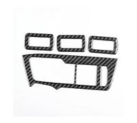 Couvercle panneau cadre Autocollant Décoratif En Fibre De Carbone Pour Bouton De Lève-vitre De Voiture Accessoire D'intérieur 2017-2021