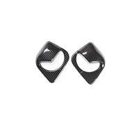 Couvercle panneau cadre Pour X3 G01 2018-2020 Moulures Intérieures, Garniture De Ceinture De Sécurité, Accessoires De Style Automobile En Fibre De Carbone, 2 Pièces