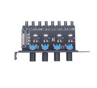 Couvercle Pci Pour Contrôleur De Vitesse De Ventilateur, Contrôle De Température 12v Pour Cpu, Port D'alimentation Ide, 8 Voies, 4 Broches, 3 Broches