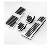 Couvercle Pédale D'embrayage Frein Couvercle Pédale Frein À Carburant Voiture Pour Mazda Pour CX5 Pour CX3 Pour CX7 Pour CX8 Pour CX9 2012-2023 Couvre Pedale(LHD MT 4pcs Silver)