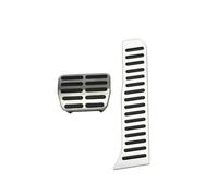 Couvercle pédale frein embrayage Pour A3 MK2 8P 2003 2004 2005 2006 2007 2008 2009-2013 AT MT Pédales De Pied Accélérateur Gaz Frein Repose-pied Pastillet Pédale(2 pièces)