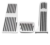 Couvercle pédale frein embrayage Pour Mazda CX-5 2013 2014 2015 2016 2017 2018 2019 2020-2023 Repos Couvre-pedales Pédale Pédale Frein Kit Plaquettes Pour Pédales(Argent)