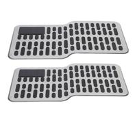 Couvercle Pédale Frein Pédale voiture acier inoxydable, conducteur principal, coussinet pied antidérapant, plaquette frein métal, accessoires remplacement intérieurs Pédales Voiture(2piece)