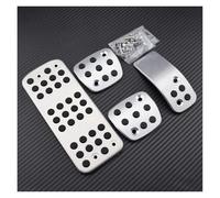 Couvercle Pédale Frein pour Peugeot 206 CC 206CC at MT 2005 2006 2007 2008 2009 Accessoires Auto Manuel Frein pédale pédales Autocollant Couverture Style Voiture Couvre-pédale(MT)