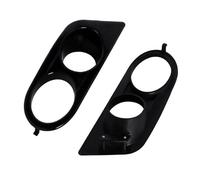 Couvercle phare antibrouillard pare-choc avant, double trous, conduit d'air noir, pour BMW E46 M3 2001 - 2006 écope décorative écope de capot