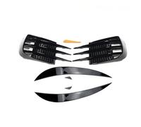 Couvercle Phare Antibrouillard Pare-choc Avant Pour VW Pour Golf 6 MK6 GTI GTD Garniture Grille D'admission D'air Latérale Cadre Capot Lampe Grille de Devant(Type A-B)