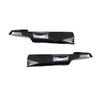 Couvercle Phare brouillard Compatible avec BMW 3 F30 F31 F35 320i 325i 328i 335i 2012-2019 pare-chocs avant antibrouillard lampe revêtement d'habillage cadre séparateur Spoiler(Black,Style a)
