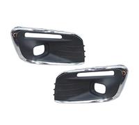 Couvercle Phare brouillard Compatible avec Citroen pour Elysee pour C-Elysee 2017 2018 2019 haute configuration pare-chocs avant antibrouillard cadre capots bordure calandre(A set)