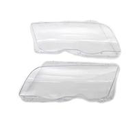 Couvercle Phare Coque Compatible Avec BMW Pour E46 1998 1999 2000 2001 1 Paire Couvercles Phare Voiture Abat Jour Coque Brillante Couvre Objectif Lampe Frontale Accessoires Remplacement(1 Pair)