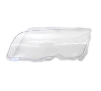 Couvercle Phare Coque Compatible Avec BMW Pour E46 1998 1999 2000 2001 1 Paire Couvercles Phare Voiture Abat Jour Coque Brillante Couvre Objectif Lampe Frontale Accessoires Remplacement(Left)