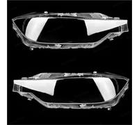 Couvercle Phare Coque Compatible avec BMW pour Série 3 320i 2013-2015 Paire de couvercles de phares boîtier transparent phares avant lentille coque de lampe