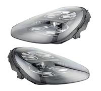 Couvercle Phare Pour Cayenne 2015-2017 Phares Voiture 958.2 LED Mise À Niveau Vers 9Y0 Lampe Avant Voiture Plug And Play Avec Volant Gauche AFS Couvre Objectif Phare