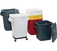 Rubbermaid Couvercle plat adapté à conteneur polyvalent 105 l
