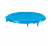 Couvercle plat pour conteneur alimentaire HACCP 75 L - bleu