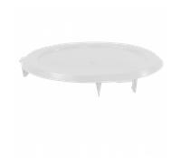 Couvercle plat pour conteneur alimentaire HACCP 75 L et baquet 50 L - blanc