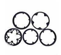 Couvercle Plateau Vélo Plastique Résistant Protection pour chaîne | Plastique , installation pour rapide, nettoyage pour facile, protection complète du pédalier, couleur noire(G5TCO-48)