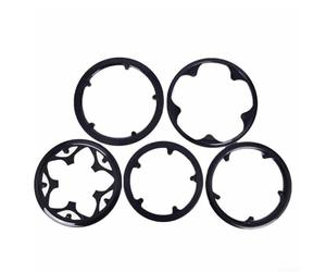 Couvercle Plateau Vélo Plastique Résistant Protection pour chaîne | Plastique , installation pour rapide, nettoyage pour facile, protection complète du pédalier, couleur noire(G5TCO-48)