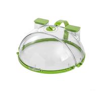 Couvercle pliable pour micro-ondes de 25,4 cm avec poignée, conçu pour réduire le désordre alimentaire et retenir l'humidité pour de meilleurs repas réchauffés