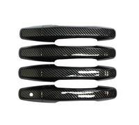 Couvercle Poignée De Porte Compatible Avec Pour Pilot 2009-2015 Poignée De Porte Moulée Garniture De Couverture Décor De Voiture Style Extérieur En Fiber De Carbone