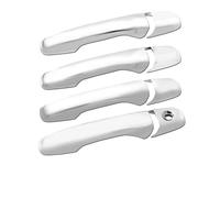Couvercle Poignée Porte Extérieure Accessoires Voiture Pour Ford Pour Edge 2005-2016(Chrome Silver)