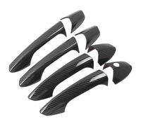 Couvercle Poignée Porte Extérieure Pour Benz Pour GL GL-Class 2012-2014 Couverture Complète Poignée De Porte Décorative Coupe Tirer Accessoires Protecteur Anti-rayures(Carbon Fiber Pattern)