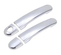 Couvercle Poignée Porte Extérieure Pour G&olf 5 MK5 V Pour Rabbit 1K 2004-2009 Couvre-poignées Porte Voiture Chromés Noir Brillant Accessoires Autocollants Style(Silver D)