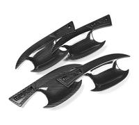Couvercle Poignée Porte Extérieure Pour Haval H6 3e Génération 2021-2023 GT DHT-PHEV Accessoires Voiture Poignée Porte Extérieure Garniture Cuvette Cadre(Carbon B)