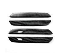 Couvercle poignée Porte pour BMW pour X1 U11 2023 2024 Voiture Poignée De Porte Extérieure Couverture Garniture Autocollant Pièces De Rechange-ABS Fibre De Carbone Poignée Porte Voiture Extérieure