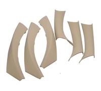 couvercle poignée porte Pour Série 3 E90 E91 E92 316 318 320 325 328i 2004-2012 Lot 6 Caches Poignée Porte Intérieure Voiture(Beige,LHD)