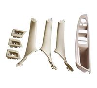 couvercle poignée porte Pour Série 5 F10 F11 520 525 7 Pièces Poignée Porte Intérieure Voiture Panneau Intérieur Tirer Garniture Couvercle RHD(Oyster-7pcs)