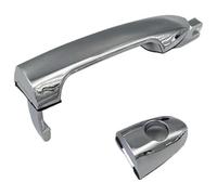 Couvercle Poignée Porte Voiture Pour Kia Pour Spectra Pour Cerato 2004 2005 2006 2007 2008 Poignée De Porte Extérieure Avant Ou Arrière Avec Capuchon Chromée(Avant gauche)