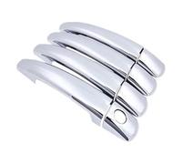 Couvercle Poignée Porte Voiture Pour Peugeot 2008 A94 MK1 2013-2019 Housses Poignée Porte Voiture Garniture Style Anti-rayures Pièce Extérieure Accessoires Automobiles(Silver B)