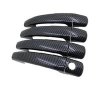 Couvercle Poignée Porte Voiture Pour Peugeot 2008 A94 MK1 2013-2019 Housses Poignée Porte Voiture Garniture Anti-rayures Style Extérieur Accessoires Automobiles(Carbon B)