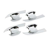 Couvercle Poignée Porte Voiture Pour RAV4 2019-2022 Pour RAV 4 XA50 D'autocollant De Garniture Couvercle Protection Bol Poignée Porte Voiture Fiber Carbone D'abs(C Style Silver)