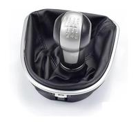 Couvercle Pommeau Levier Vitesse Pommeau De Levier Vitesse 5 Vitesses Style Voiture Avec Soufflet En Cuir Pour Seat Pour Leon 1P 2005-2012(6 Speed)