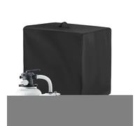 couvercle pompe piscine - cache pompe piscine hors sol 33 x 24 x 33,8 pouces, résistant aux UV, housse de protection extérieure pour pompe de filtre à sable
