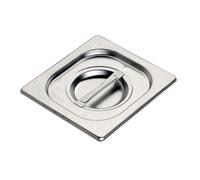 Couvercle pour Bac Gastro Inox GN 1/6 avec Joint Silicone - Gastro M - - Inox 176x162xmm