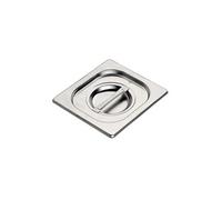 Couvercle pour Bac Gastro Inox GN 1/6 avec Joint Silicone - Gastro M - - Inox 176x162xmm
