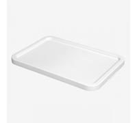 Couvercle pour bacs gerbables en plastique blanc GILAC