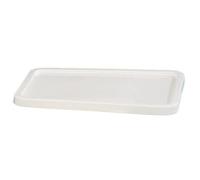 Gilac Couvercle pour bacs gerbables en plastique blanc