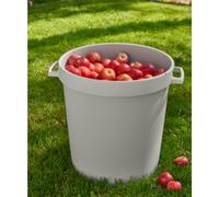 Couvercle pour baquet de jardin 80 litres, gris foncé