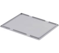 Couvercle pour boîte 400 x 300 mm Alutec 05080 gris (L x l) 300 mm x 400 mm 1 pc(s)