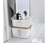 Couvercle pour boîte de rangement BASKET, bambou