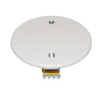 Couvercle pour boîtiers de dérivation, vis de fixation incluses (1, D65 mm)