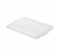 Couvercle pour caisse pleine 400 x 300 x 30 mm - blanc
