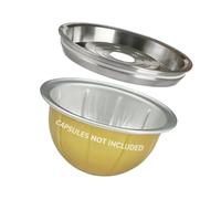 Couvercle pour capsules de café Vertuo | et compatible avec Nesspreso Vertuoline | Acier de qualité alimentaire | Accessoires inclus