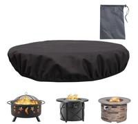 Couvercle pour cheminée, Protection Ronde de cheminée - Couvercle de la Protection de la Couverture de Contre Le Foyer de feu de feu de Pompier, Foyer extérieur Verrouillage imperméable 600