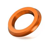 Couvercle pour contacteur d'allumage de moto Pour FZ6 2004-2010 Motorcycle Ignition Starter Lock Ring Key Hole Cover Keyhole Protective CNC(Orange)