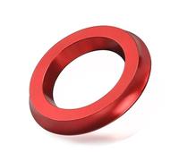 Couvercle pour contacteur d'allumage de moto Pour FZ6 2004-2010 Motorcycle Ignition Starter Lock Ring Key Hole Cover Keyhole Protective CNC(Red)