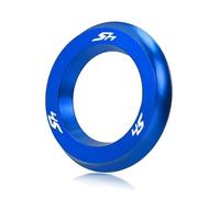 Couvercle pour contacteur d'allumage de moto Pour Motos SH 300, 125, 125i Et 300i : Cache-allumage, Anneau Décoratif D'accélérateur, Trou De Serrure, Accessoires En Aluminium CNC(Blue)